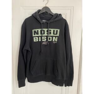 NDSU Bison Black and Green Camo Hoodie Men's Size Large